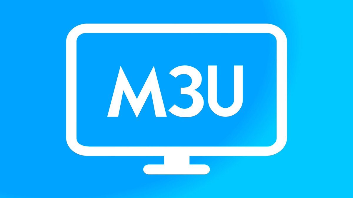 M3U URLs listed for use in media players to stream online audio or video content.